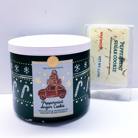 PEPPERMINT SUGAR COOKIE -Bath & Body Works Candle Wax Melts- $8 per pack - Picture 7 of 9